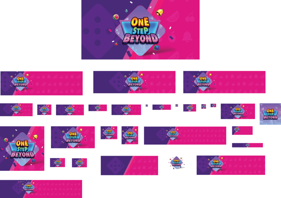 Various sizes for Webpages and Social Media